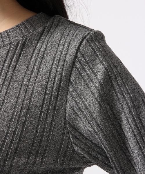 HARE(ハレ)の「2ピースベロアキャミリブカットソー(HARE)(キャミソール・レディース・ブラウン/ネイビー・FREE)」の16枚目の写真