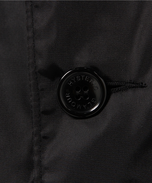 HYSTERIC GLAMOUR（ヒステリックグラマー）の「ラグランスリーブミリタリーCO（ステンカラーコート・メンズ・カーキ/ネイビー/ブラック・SMALL/MEDIUM/LARGE）」の6枚目の写真