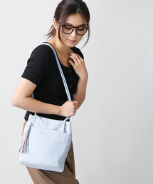 WEGO/MIXカラータッセルショルダーバッグ