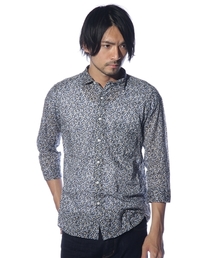 NANO universe | 花柄プリントハーフウイング   L/S(シャツ/ブラウス)