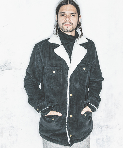 CAMBIO（カンビオ）の「mj4882-Corduroy Boa Lunch Jacket（その他アウター・メンズ・ライトブラウン/ネイビー/ブラック・SMALL/LARGE/MEDIUM）」の10枚目の写真