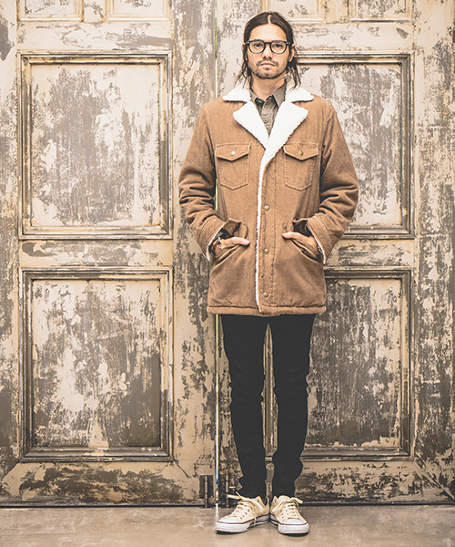 CAMBIO（カンビオ）の「mj4882-Corduroy Boa Lunch Jacket（その他アウター・メンズ・ライトブラウン/ネイビー/ブラック・SMALL/LARGE/MEDIUM）」の14枚目の写真