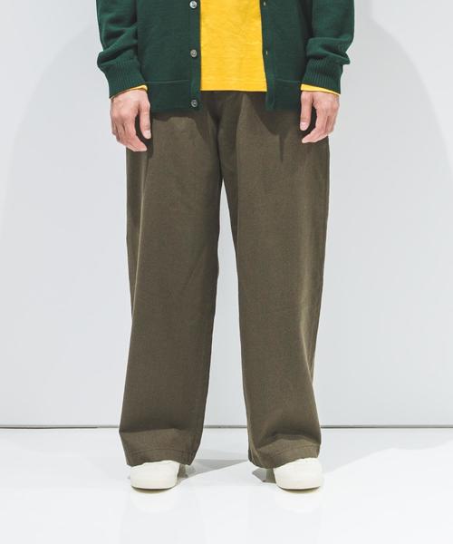 UNITED ARROWS & SONS（ユナイテッドアローズアンドサンズ）の「UNITED ARROWS & SONS（ユナイテッドアローズ＆サンズ）T WIDE WOOL PANTS ◆（その他パンツ・メンズ・オリーブ/ブラック・LARGE/SMALL/MEDIUM/X-SMALL/X-LARGE）」の11枚目の写真