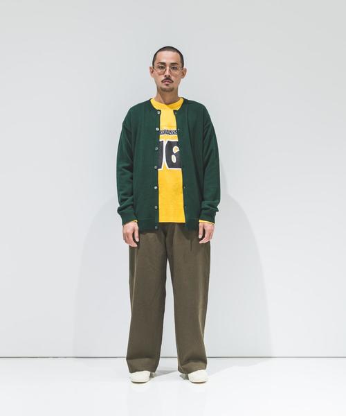 UNITED ARROWS & SONS（ユナイテッドアローズアンドサンズ）の「UNITED ARROWS & SONS（ユナイテッドアローズ＆サンズ）T WIDE WOOL PANTS ◆（その他パンツ・メンズ・オリーブ/ブラック・LARGE/SMALL/MEDIUM/X-SMALL/X-LARGE）」の4枚目の写真