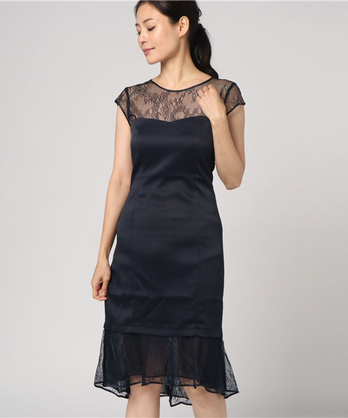 【美品】AMBIENT ドレス ウエストレースドレス レースマーメイドドレス（ドレス）｜AMBIENT（アンビエント）の