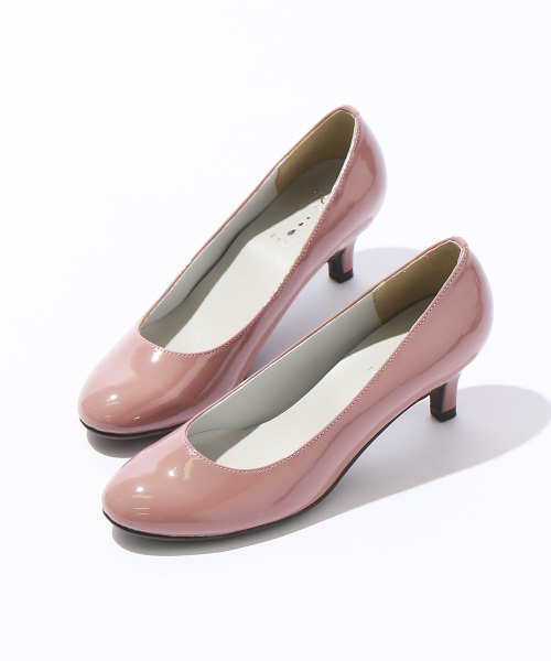 PICHE ABAHOUSE(ピシェ アバハウス)の「レインラウンド5.5cmパンプス(レインシューズ・レディース・ブラック/グレー/ピンク・35/36/37/38/39)」の2枚目の写真