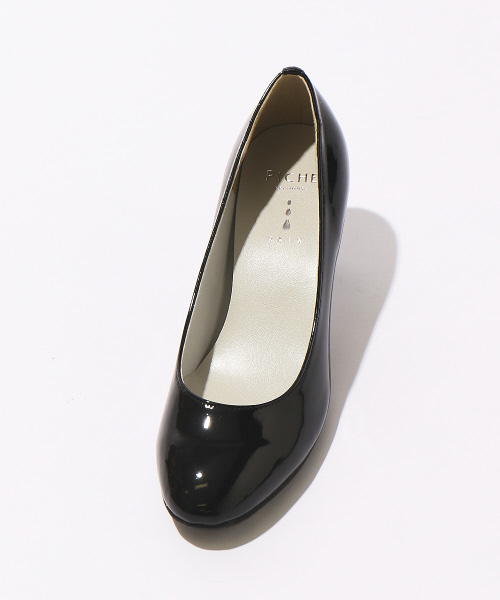 PICHE ABAHOUSE(ピシェ アバハウス)の「レインラウンド5.5cmパンプス(レインシューズ・レディース・ブラック/グレー/ピンク・35/36/37/38/39)」の6枚目の写真