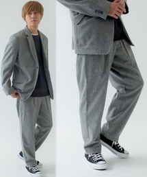 SHIPS BLUESTORE | SHIPS BLUESTORE: セットアップ対応 ウールタックパンツ(その他パンツ)