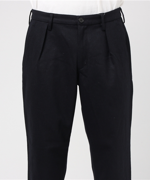 SHIPS BLUESTORE（シップスブルーストア）の「SHIPS BLUESTORE: セットアップ対応 ウールタックパンツ（その他パンツ・メンズ・ブラック/グレー/ネイビー・SMALL/MEDIUM/LARGE/X-LARGE）」の5枚目の写真