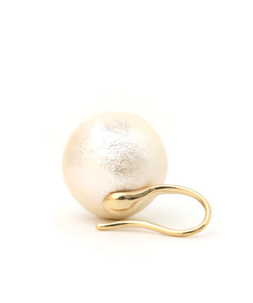 colleca la(コレカラ)の「【14mm】大粒コットンパールピアス・イヤリング(ピアス(両耳用)・レディース・A/B・FREE)」の6枚目の写真