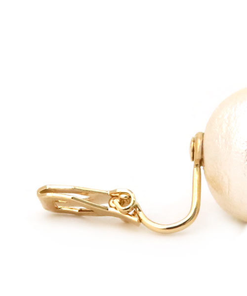 colleca la(コレカラ)の「【14mm】大粒コットンパールピアス・イヤリング(ピアス(両耳用)・レディース・A/B・FREE)」の7枚目の写真