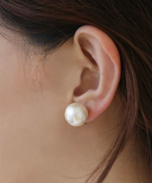 colleca la(コレカラ)の「【14mm】大粒コットンパールピアス・イヤリング(ピアス(両耳用)・レディース・A/B・FREE)」の8枚目の写真