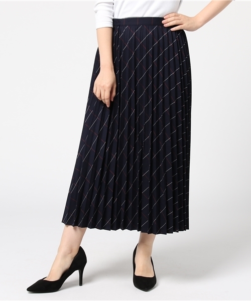 AMERICAN HOLIC(アメリカンホリック)の「チェックプリーツロングスカート(スカート・レディース・ブラック/グレー/グリーン系その他/ネイビー/グリーン/ダークネイビー/レッド/イエロー/チャコールグレー/ライトグレー/ダークグレー・FREE)」の20枚目の写真