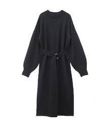 Luz Llena | ベルト付きニットワンピース(ワンピース)