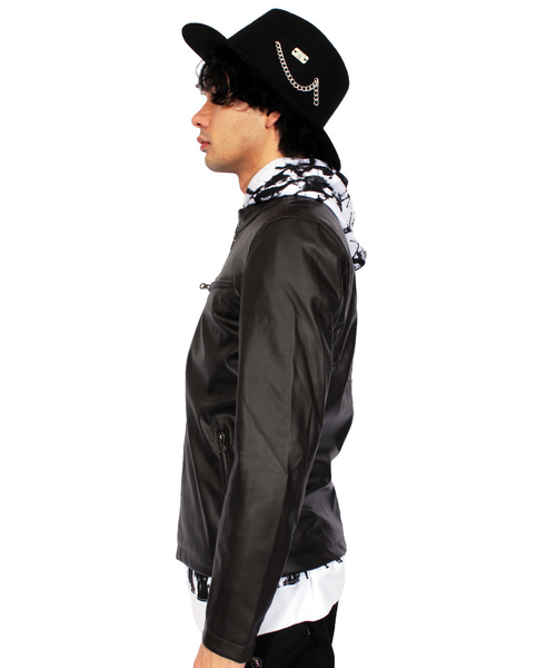 8(eight)(エイト)の「シングル ライダースジャケット PUレザー(ライダースジャケット・メンズ・ブラウン/ブルー系その他/ワイン/キャメル/ブラック・SMALL/MEDIUM/LARGE/X-LARGE)」の11枚目の写真