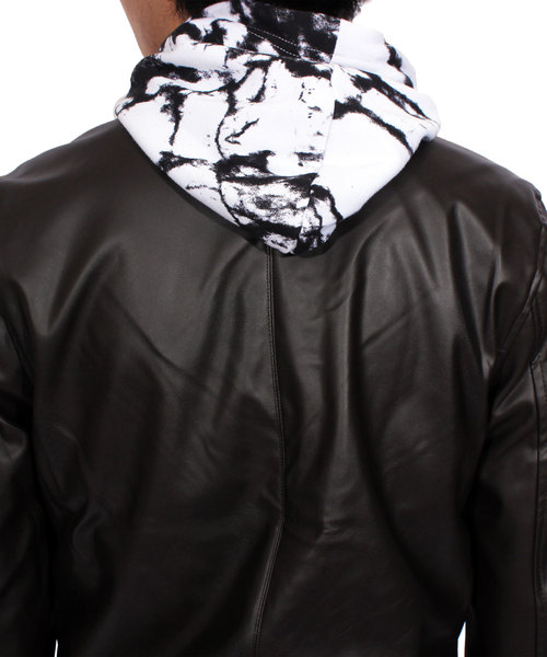 8(eight)(エイト)の「シングル ライダースジャケット PUレザー(ライダースジャケット・メンズ・ブラウン/ブルー系その他/ワイン/キャメル/ブラック・SMALL/MEDIUM/LARGE/X-LARGE)」の19枚目の写真