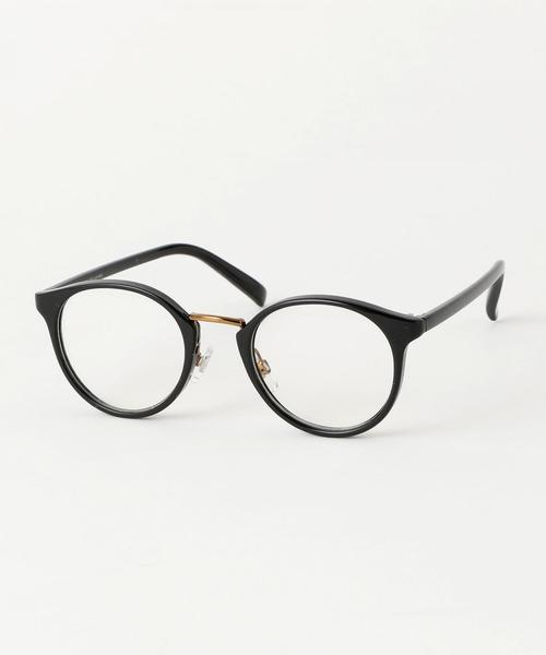 green label relaxing(グリーンレーベルリラクシング)の「SC ボスリントンクリアレンズ メガネ ◆(メガネ・レディース・ブラウン/ブラック・FREE)」の2枚目の写真