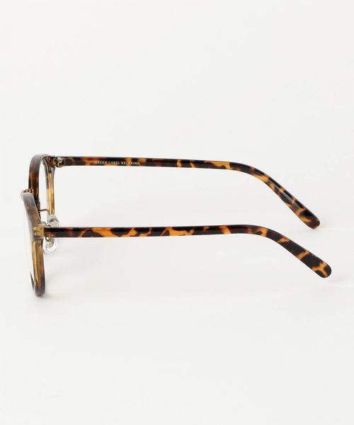 green label relaxing(グリーンレーベルリラクシング)の「SC ボスリントンクリアレンズ メガネ ◆(メガネ・レディース・ブラウン/ブラック・FREE)」の3枚目の写真