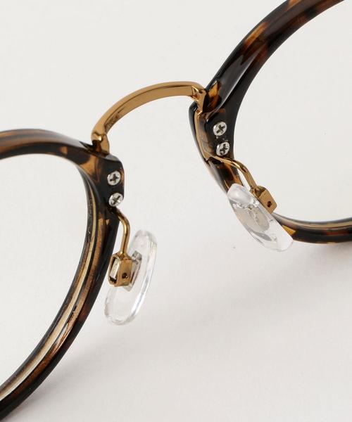 green label relaxing(グリーンレーベルリラクシング)の「SC ボスリントンクリアレンズ メガネ ◆(メガネ・レディース・ブラウン/ブラック・FREE)」の6枚目の写真