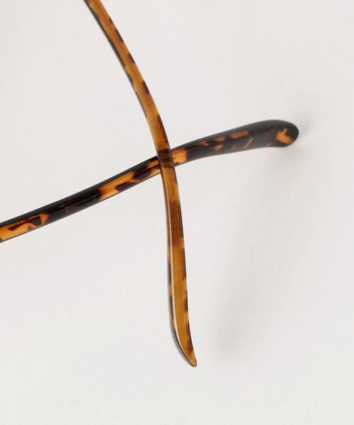 green label relaxing(グリーンレーベルリラクシング)の「SC ボスリントンクリアレンズ メガネ ◆(メガネ・レディース・ブラウン/ブラック・FREE)」の7枚目の写真