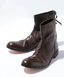 BACK ZIP BOOTS / PU7885-1101-11C