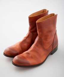 BACK ZIP BOOTS / PU7885-1101-11C