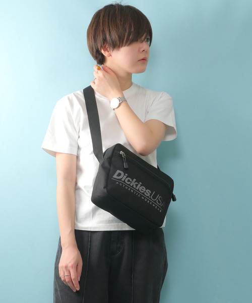 Dickies(ディッキーズ)の「ディッキーズ ミニショルダーバッグ(ショルダーバッグ・レディース・ブラック/ベージュ・ONE SIZE)」の11枚目の写真