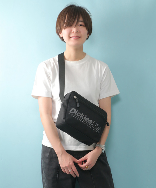 Dickies(ディッキーズ)の「ディッキーズ ミニショルダーバッグ(ショルダーバッグ・レディース・ブラック/ベージュ・ONE SIZE)」の10枚目の写真