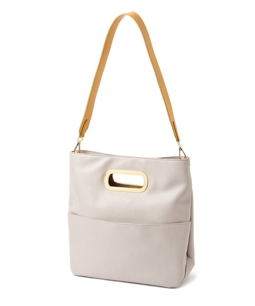 Andemiu（アンデミュウ）の「３ＷＡＹカナグクリテトートショルダーバッグ788205（ショルダーバッグ・レディース・オフホワイト/グレー/ブラック・FREE）」の17枚目の写真