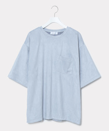 ADAM ET ROPE' | コマスエードビッグシルエットTシャツ(Tシャツ/カットソー)