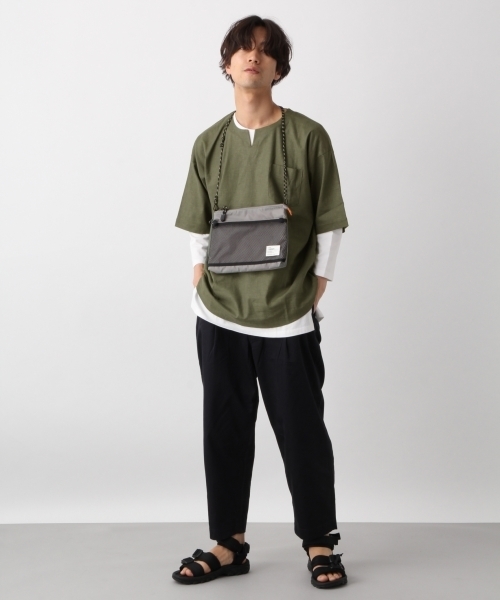 RAGEBLUE（レイジブルー）の「リネン混スキッパー/794211（シャツ/ブラウス・メンズ・ホワイト/ネイビー/グリーン/オレンジ・SMALL/LARGE/MEDIUM）」の17枚目の写真