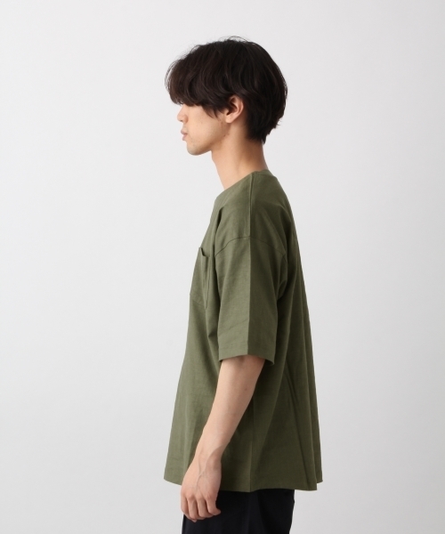 RAGEBLUE（レイジブルー）の「リネン混スキッパー/794211（シャツ/ブラウス・メンズ・ホワイト/ネイビー/グリーン/オレンジ・SMALL/LARGE/MEDIUM）」の18枚目の写真