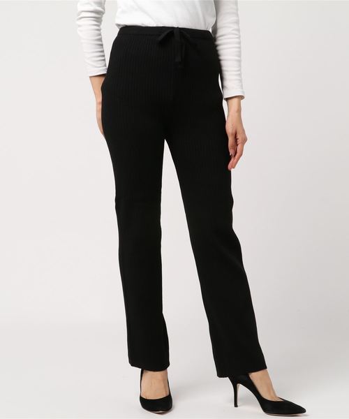 LOWRYS FARM（ローリーズファーム）の「ニットパンツ　813163（その他パンツ・レディース・ブラック/ベージュ/グレー・FREE）」の8枚目の写真