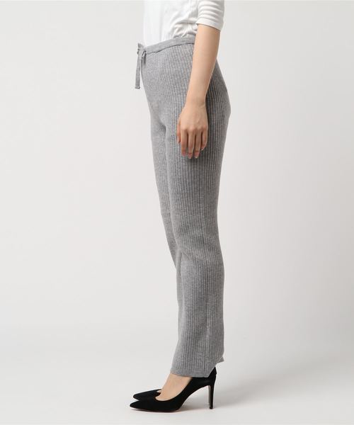 LOWRYS FARM（ローリーズファーム）の「ニットパンツ　813163（その他パンツ・レディース・ブラック/ベージュ/グレー・FREE）」の4枚目の写真