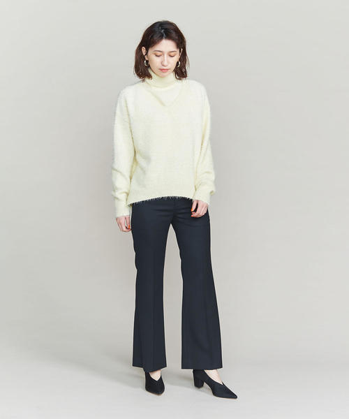 BEAUTY&YOUTH UNITED ARROWS（ビューティーアンドユースユナイテッドアローズ）の「BY フレアパンツ о（その他パンツ・レディース・ブラック/ブラウン・LARGE/SMALL/MEDIUM）」の10枚目の写真