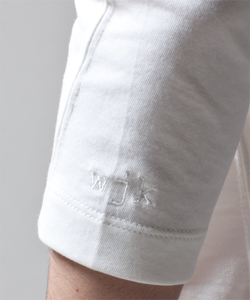 NANO universe(ナノユニバース)の「wjk/ Plain U-Neck Tee L/S(Tシャツ/カットソー・メンズ・ホワイト/ブラック/カーキ/ネイビー/ライトピンク/グレー・SMALL/MEDIUM/LARGE)」の19枚目の写真