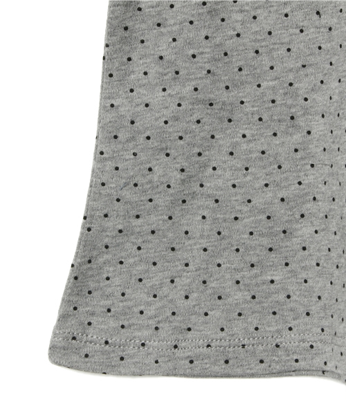 green label relaxing（グリーンレーベルリラクシング）の「ドットプリント チュニック（チュニック・キッズ・ブラック/グレー・S/105/M/115/L/125）」の6枚目の写真