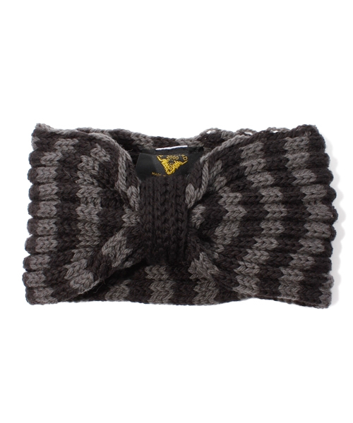 ROSE BUD（ローズバッド）の「【GISELe11月号掲載】(HIGHLAND2000) H11 STRIPE HILDA HEADBAND（ヘアバンド・レディース・ホワイト系その他/ブラック系その他/ブルー系その他・ONE SIZE）」の6枚目の写真