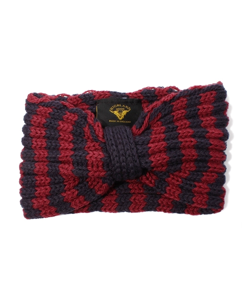 ROSE BUD（ローズバッド）の「【GISELe11月号掲載】(HIGHLAND2000) H11 STRIPE HILDA HEADBAND（ヘアバンド・レディース・ホワイト系その他/ブラック系その他/ブルー系その他・ONE SIZE）」の3枚目の写真