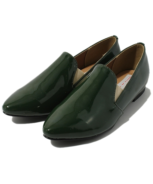 SENSE OF PLACE by URBAN RESEARCH（センスオブプレイスバイアーバンリサーチ）の「エナメルスリッポン（その他シューズ・レディース・グリーン/イエロー/ネイビー/グレー/ブラック・38/37/36）」の4枚目の写真