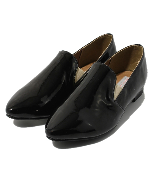 SENSE OF PLACE by URBAN RESEARCH（センスオブプレイスバイアーバンリサーチ）の「エナメルスリッポン（その他シューズ・レディース・グリーン/イエロー/ネイビー/グレー/ブラック・38/37/36）」の2枚目の写真