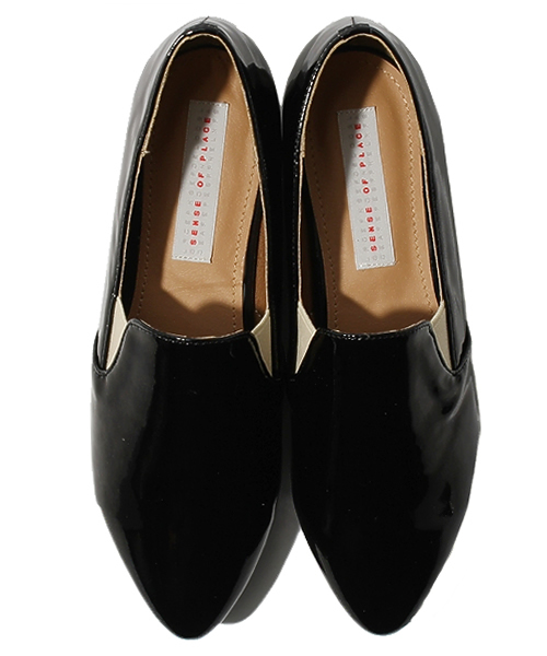 SENSE OF PLACE by URBAN RESEARCH（センスオブプレイスバイアーバンリサーチ）の「エナメルスリッポン（その他シューズ・レディース・グリーン/イエロー/ネイビー/グレー/ブラック・38/37/36）」の12枚目の写真