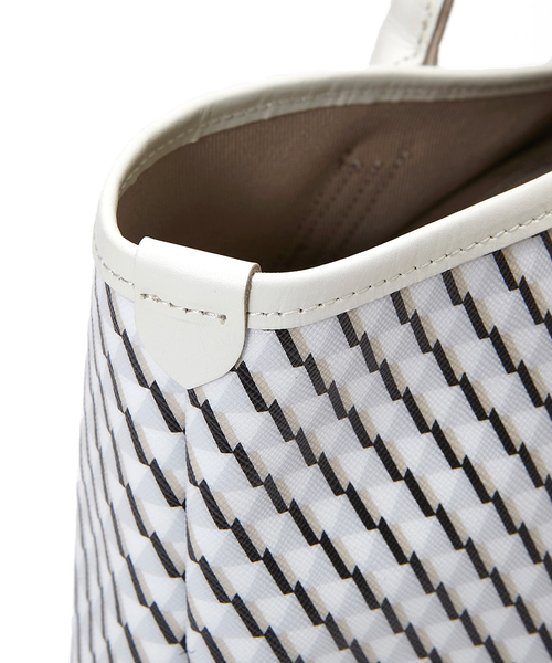 TOPKAPI（トプカピ）の「PVC・A4トートバッグFRESCO[フレスコ]（トートバッグ・レディース・ライトグレー/ブルー/グレイッシュベージュ/レモンイエロー・FREE）」の6枚目の写真