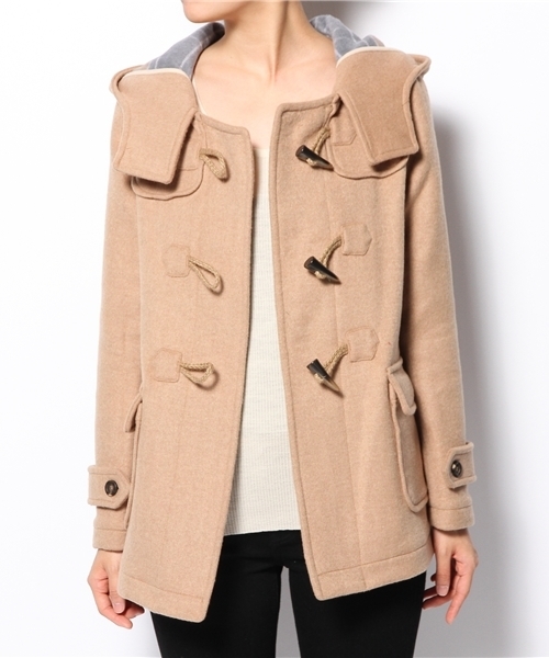 SENSE OF PLACE by URBAN RESEARCH（センスオブプレイスバイアーバンリサーチ）の「STダッフルコート（ダッフルコート・レディース・グレー/ベージュ/グレー系その他/ベージュ系その他・36/38）」の7枚目の写真