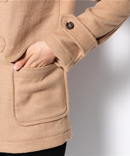 SENSE OF PLACE by URBAN RESEARCH（センスオブプレイスバイアーバンリサーチ）の「STダッフルコート（ダッフルコート・レディース・グレー/ベージュ/グレー系その他/ベージュ系その他・36/38）」の9枚目の写真