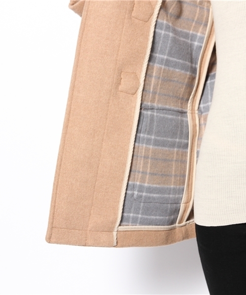 SENSE OF PLACE by URBAN RESEARCH（センスオブプレイスバイアーバンリサーチ）の「STダッフルコート（ダッフルコート・レディース・グレー/ベージュ/グレー系その他/ベージュ系その他・36/38）」の10枚目の写真