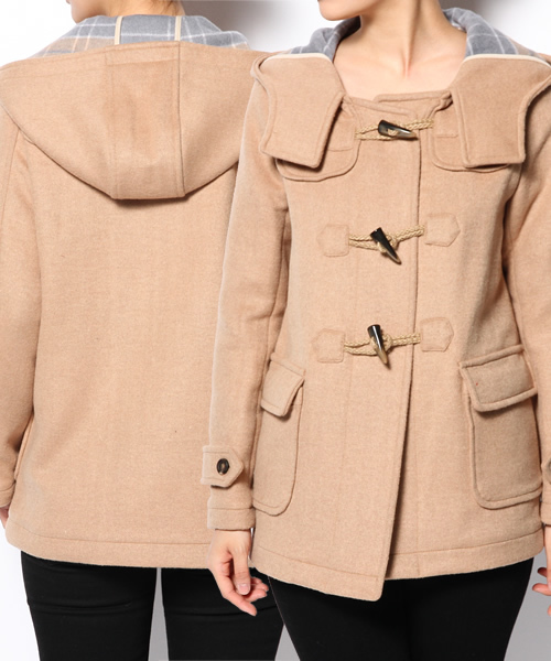 SENSE OF PLACE by URBAN RESEARCH（センスオブプレイスバイアーバンリサーチ）の「STダッフルコート（ダッフルコート・レディース・グレー/ベージュ/グレー系その他/ベージュ系その他・36/38）」の14枚目の写真