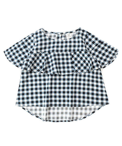 devirock（デビロック）の「胸フレアブラウス（シャツ/ブラウス・キッズ・ブラック系その他/テラコッタ/ブラック系その他2/チャコール・100cm/110cm/140cm/150cm/120cm/160cm/130cm）」の14枚目の写真