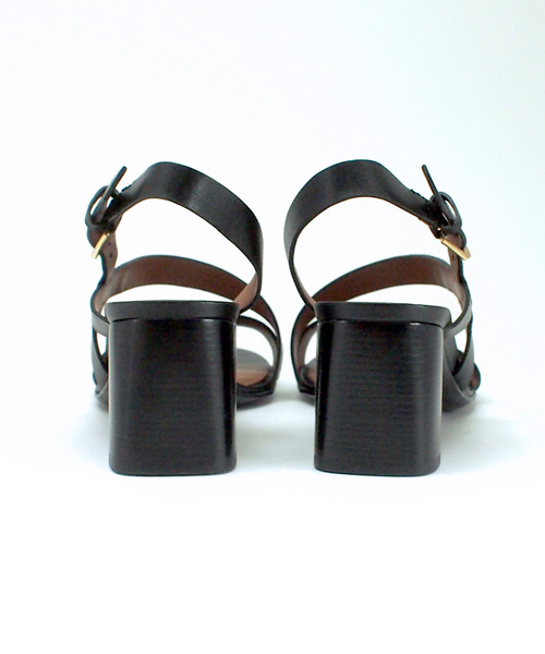 Naturalizer   （ナチュラライザー）の「ナチュラライザー/N573G3023/斜めベルト バックストラップ/ヒールサンダル（サンダル・レディース・アイボリー/ブラック・50/55/60/65/70/75/80）」の6枚目の写真