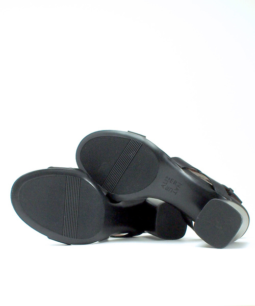 Naturalizer   （ナチュラライザー）の「ナチュラライザー/N573G3023/斜めベルト バックストラップ/ヒールサンダル（サンダル・レディース・アイボリー/ブラック・50/55/60/65/70/75/80）」の4枚目の写真